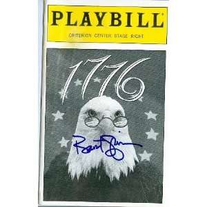 Brent Spiner Autographed Playbill Program 1776 Broadway Show