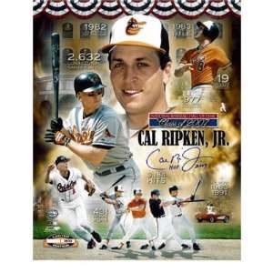 Cal Ripken Jr. Baltimore Orioles   HOF Collage   Autographed 16x20 