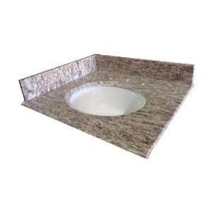 allen + roth 25W x 22D Santa Cecilia Granite Vanity Top G803 25 