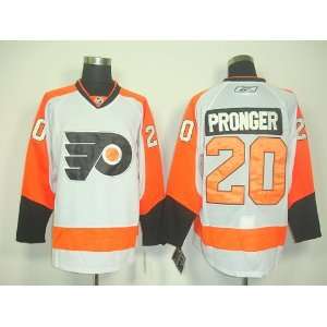 Chris Pronger #20 NHL Philadelphia Flyers White Hockey Jersey Sz50