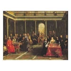  Queen Christina of Sweden (1626 89) and Her Court Giclee 