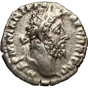  COMMODUS 190AD Ancient Silver Roman Coin Minerva Medicine 