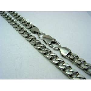 Stainless Steel 316L Mens Curb Cuban Link Chain Necklace 20 6.5mm 31 