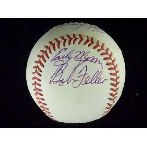  Bob Feller Ball   Lemon Early Wynn JSA COA   Autographed Baseballs