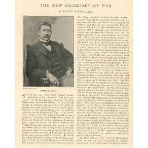  1899 Elihu Root Secretary of War 