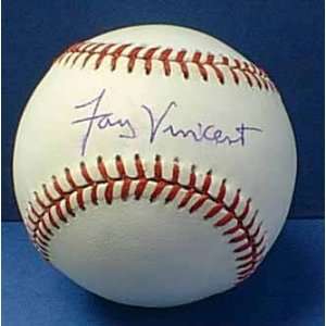  Fay Vincent Autographed Baseball