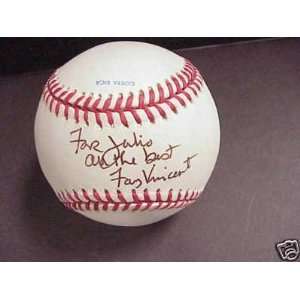  Fay Vincent Autographed Ball   Commissioner JSA COA 