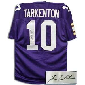Fran Tarkenton Autographed Jersey  Details Minnesota Vikings