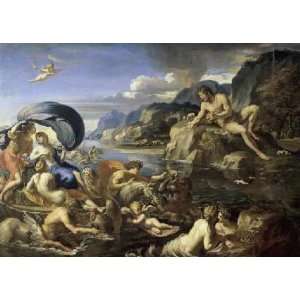  Acis and Galatea by Francois Perrier. Size 16.00 X 11.50 