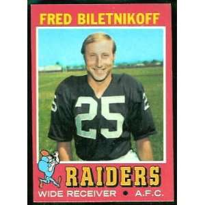 Fred Biletnikoff 1971 Topps Card #178