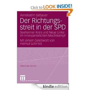   Helmut Schmidt (Forschung Politik) (German Edition) Annekatrin