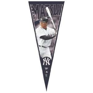 Hideki Matsui Yankees 3 Pennant Set *