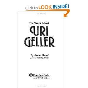  The Truth About Uri Geller [Paperback] James Randi Books