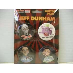 Jeff Dunham 4 Button Pack