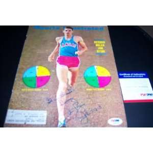 Jim Ryun Kansas Psadna Signed Sports Illustrated