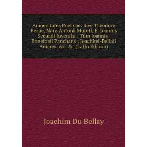    Bellaii Amores, &c. &c (Latin Edition) Joachim Du Bellay Books