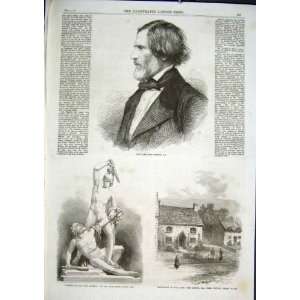 1866 Portrait John Gibson,& Birthplace Conway Wales 