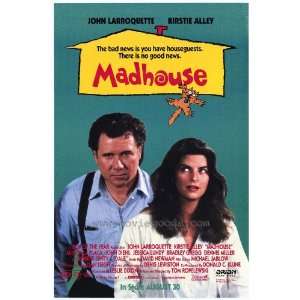  Madhouse Poster 27x40 John Larroquette Kirstie Alley 