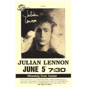 Julian Lennon   Music Poster   11 x 17