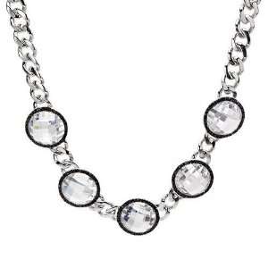 KELLY STONE Dazzling Necklace With 160.00ctw Cubic zirconia in 925 