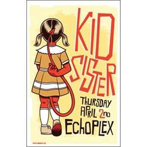 Kid Sister   Posters   Limited Concert Promo 