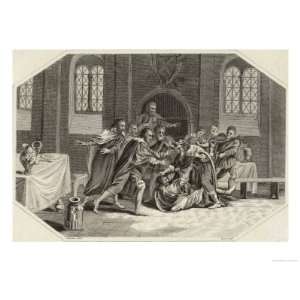  King Edmund Stabbed Giclee Poster Print, 18x24