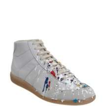 Maison Martin Margiela Paint Splatter High Top Sneaker