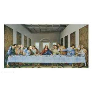  Last Supper, The by Leonardo da Vinci 40.00X20.75. Art 