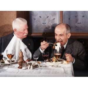  Louis de Funès and Jean Gabin Le Tatoué, 1968 