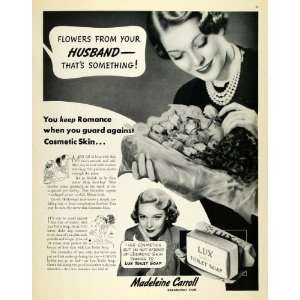   Ad Lux Cosmetic Toilet Soap Madeleine Carroll Star   Original Print Ad