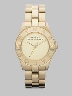 Marc by Marc Jacobs   Gold Finished Stainless Steel Bracelet Watch