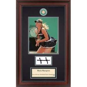 Maria Sharapova 2008 Roland Garros Memorabilia With Net