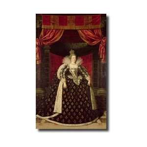  Marie De Medici 15731642 In Coronation Robes C1610 Giclee 