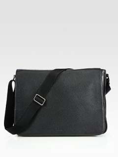 BOSS Black   Buffalo 2 Leather Messenger Bag    