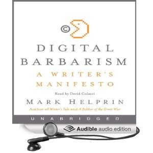   Manifesto (Audible Audio Edition) Mark Helprin, David Colacci Books