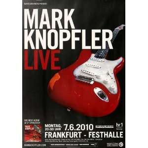 Mark Knopfler   Get Lucky Live 2010   CONCERT   POSTER from GERMANY