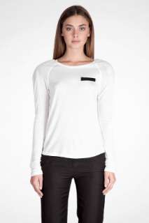 Eryn Brinie Shoulder Pad T shirt for women  