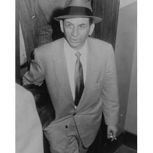  1958 photo Meyer Lansky, three quarter length portrait at 