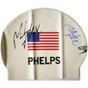 Michael Phelps  Olympics   Autographed Swim Cap