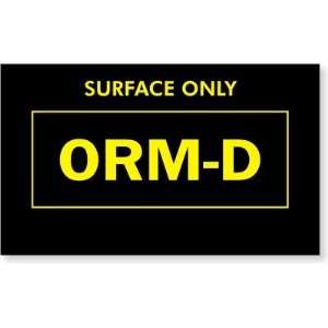  ORM D Surface Only Coated Paper Label, 2.5 x 1.5 Office 