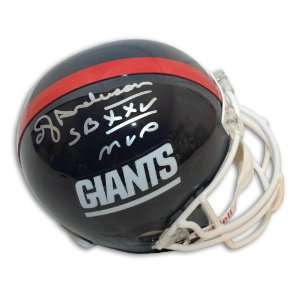  Ottis OJ Anderson Giants Replica Helmet inscribed SB XXV 