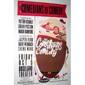    The Comedians of Comedy Poster   Gig Patton Oswalt