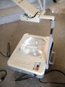 Used Elmo HP 4kDX Overhead Projector, portable, w/warra  