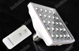 Rechargeable Emergency 25 LED Light Lamp Remote Control EP 801 E27 