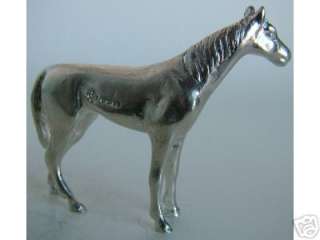   sterling silver thoroughbred race horse one of a collection of english