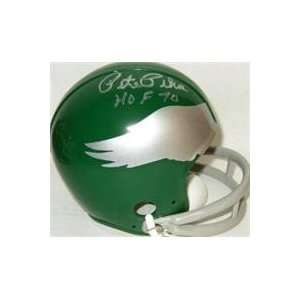 Pete Pihos autographed Football Mini Helmet (Philadelphia Eagles)