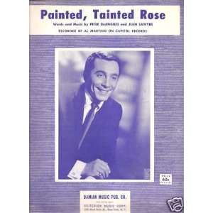    Sheet Music Painted Tainted Rose Al Martino 24 