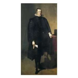 Portrait of Philip IV Giclee Poster Print by Diego Velázquez, 9x12