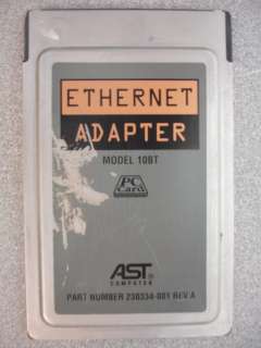 AST Computer 10BT Ethernet Adapter Card  