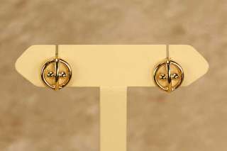 Every Day 14k Gold Ep Circle Bead Stud Earrings  